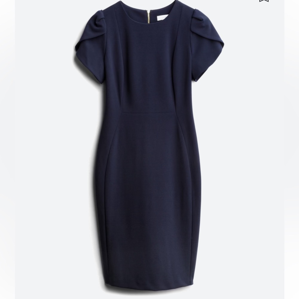 Navy Calvin Klein dress size 4.